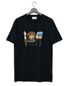 Sponge-Bob Ross T Shirt AI