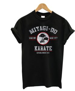 Miyagi Do Karate Kid Wax On Wax Off T-Shirt AI