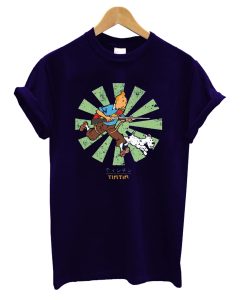 Tintin Retro Japanese T-Shirt AI