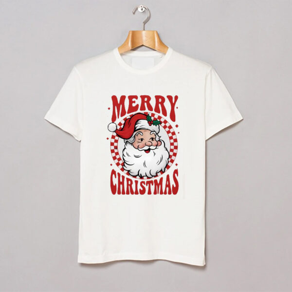 Merry Christmas Santa Retro t shirt